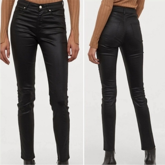 H&M Denim - H&M High Waisted Coasted Black Skinny Jeans
